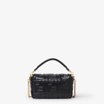 FENDI Baguette® Mini Black leather bag - Image 5